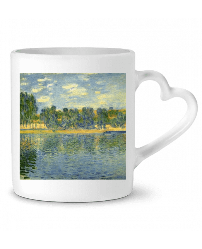 Mug coeur Impressionnisme AI par ajarajar26