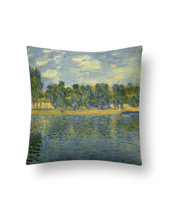 Coussin suédine Impressionnisme AI par ajarajar26