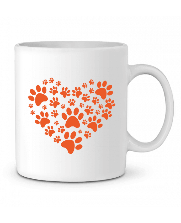 Mug  Coeur Chien Amour par fredelphi