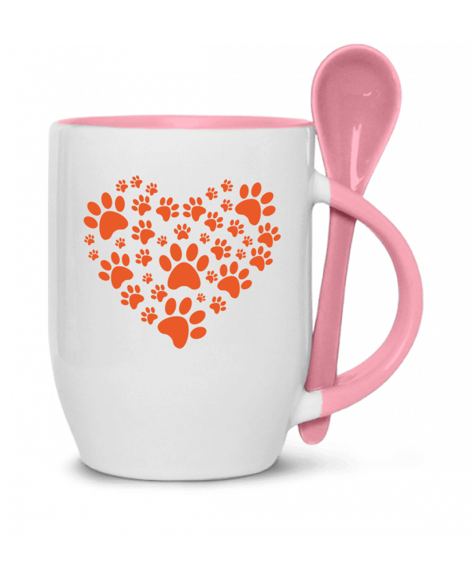  Tasse cuillère Coeur Chien Amour par fredelphi