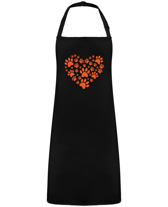 Tablier Coeur Chien Amour par  fredelphi