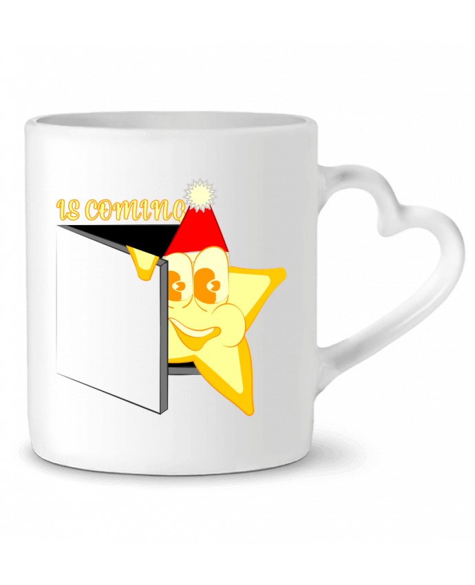 Mug coeur IS COMING par Santiaguen