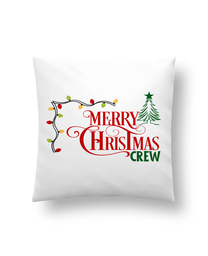 Coussin Christmas Crew - Design aux couleurs des fêtes par DEVMA