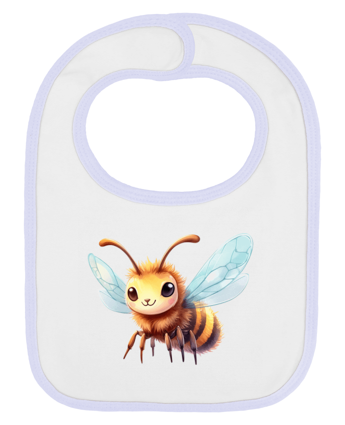 Bavoir bébé uni Bee 1 par Rubdesigns