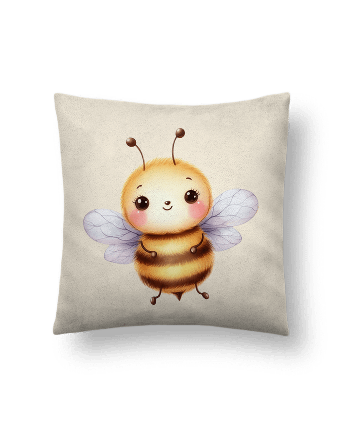 Coussin suédine bee 2 par Rubdesigns