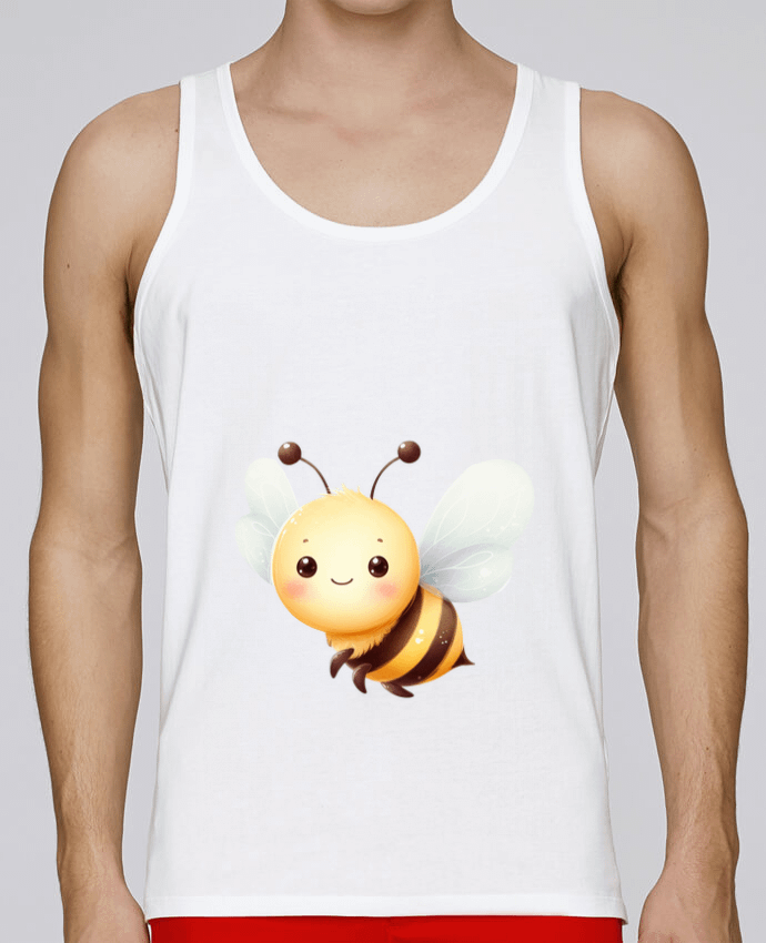 Débardeur homme bee 3 par Rubdesigns 100% coton bio