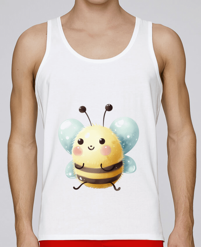 Débardeur homme BEE 5 par Rubdesigns 100% coton bio