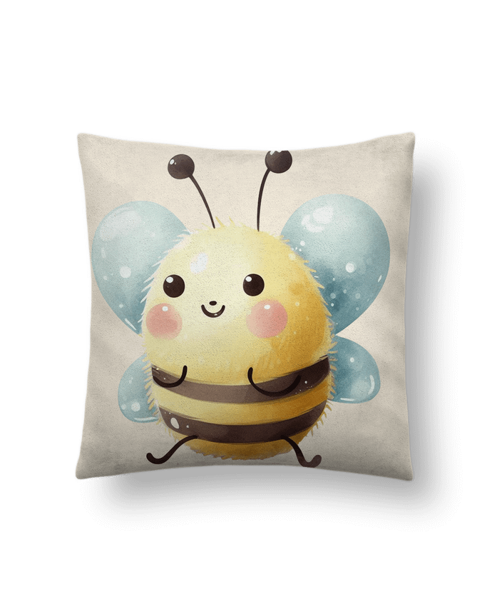 Coussin suédine BEE 5 par Rubdesigns