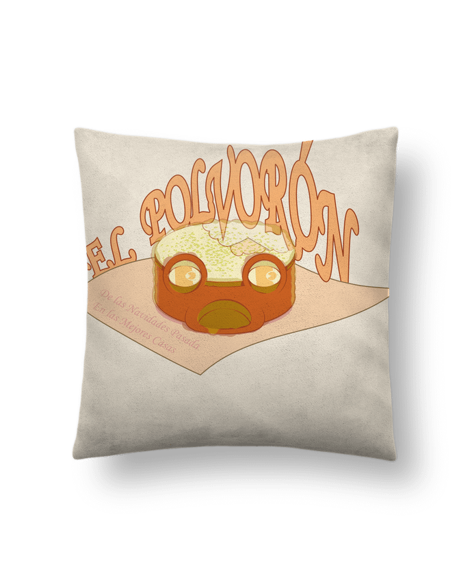Coussin suédine EL POLVORON par Santiaguen