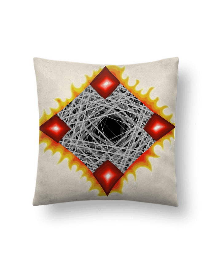 Coussin suédine chatoyement par Momijii