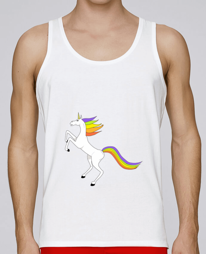 Débardeur homme LICORNE UNICORN par                                100% coton bio