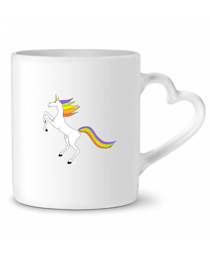 Mug coeur LICORNE UNICORN par                               