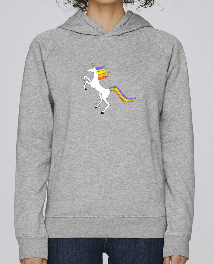 Sweat capuche femme LICORNE UNICORN par                               