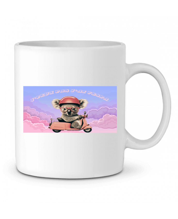 Mug  Koala sur un scooter rose par mapetitefleur