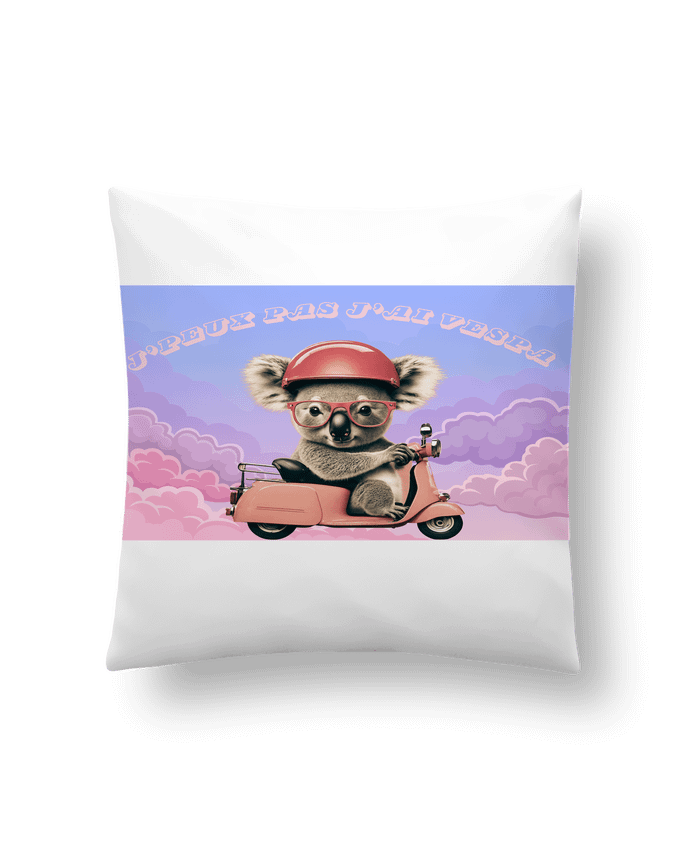 Coussin Koala sur un scooter rose par mapetitefleur