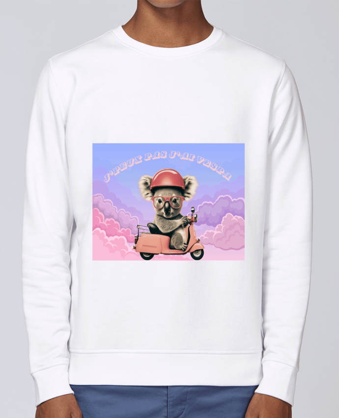 Sweatshirt Koala sur un scooter rose par mapetitefleur