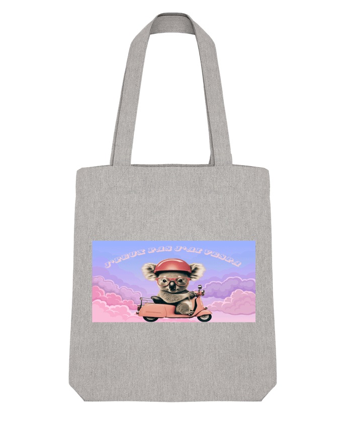 Tote Bag Stanley Stella Koala sur un scooter rose par mapetitefleur 