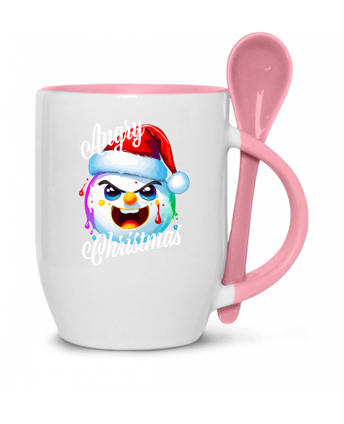  Tasse cuillère Boule de Neige en colère. Angry Christmas par Featheart