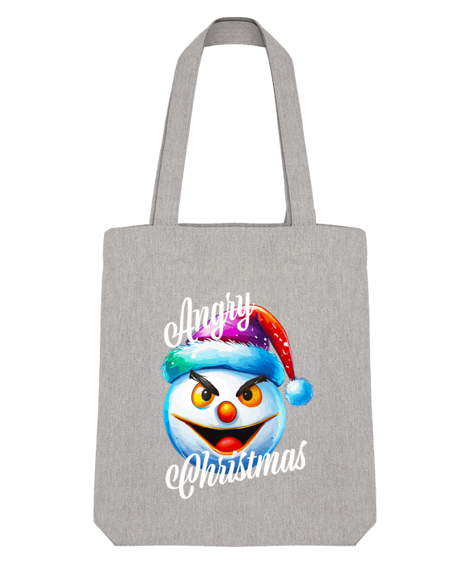 Tote Bag Stanley Stella Emoji Neige en colère. Angry Christmas par Featheart 