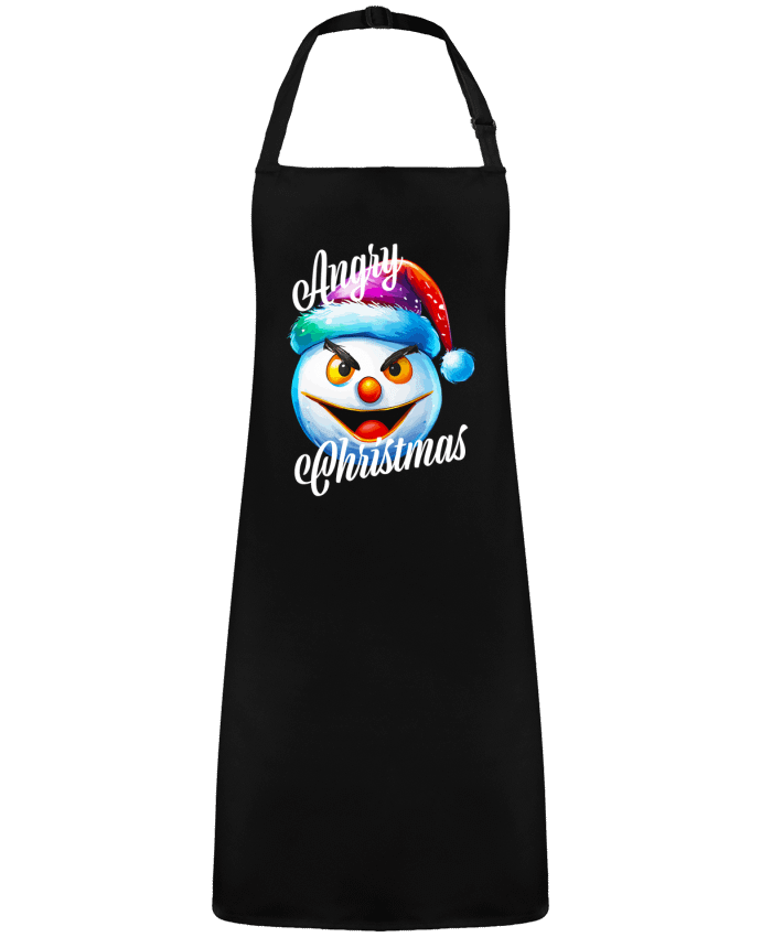 Tablier Emoji Neige en colère. Angry Christmas par  Featheart