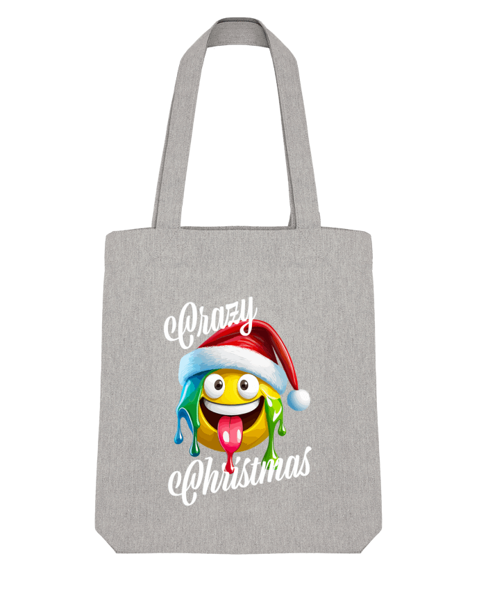 Tote Bag Stanley Stella Emoji Fondant. Crazy Christmas par Featheart 