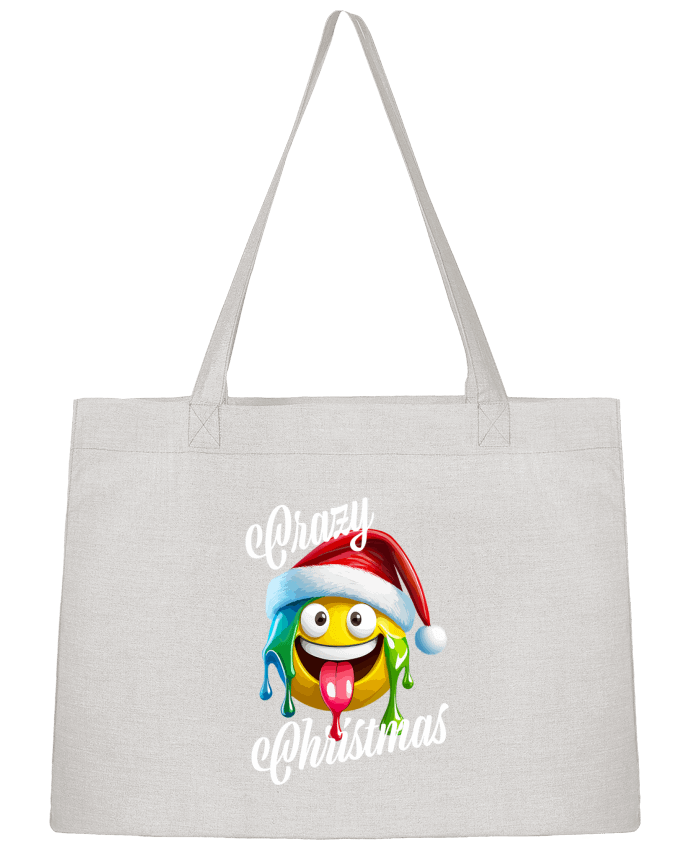 Sac Shopping Emoji Fondant. Crazy Christmas par Featheart