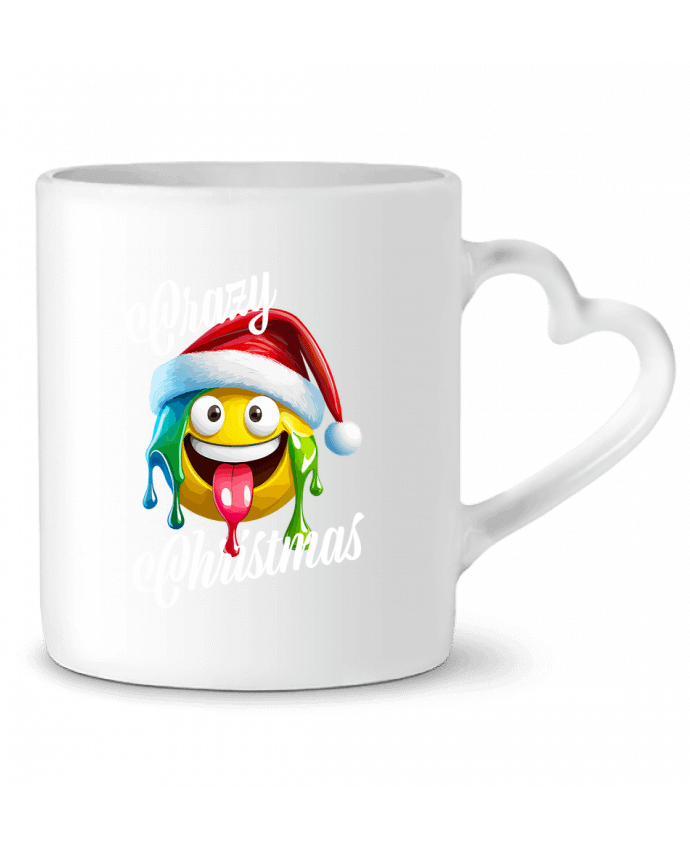 Mug coeur Emoji Fondant. Crazy Christmas par Featheart