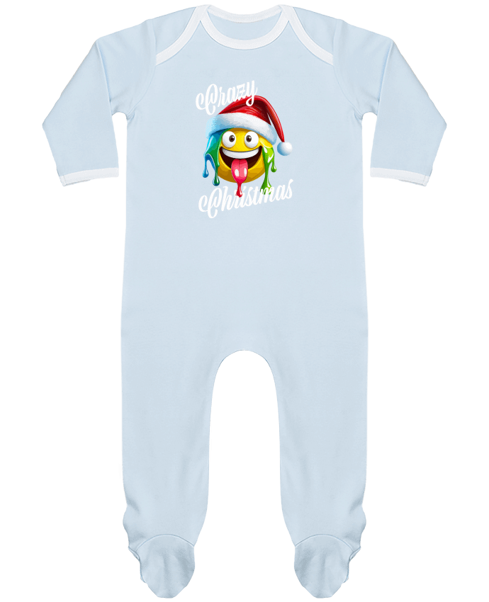 Body Pyjama Bébé Emoji Fondant. Crazy Christmas par Featheart