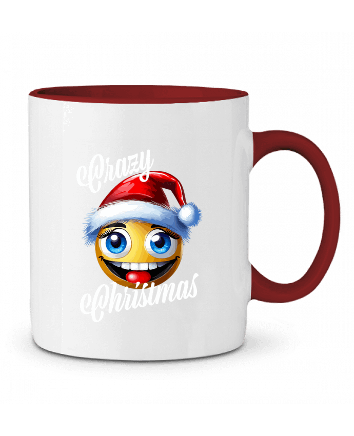 Mug bicolore Emoji Fun Femme Noël Featheart