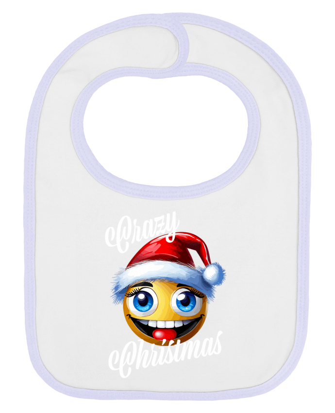 Bavoir bébé uni Emoji Fun Femme Noël par Featheart
