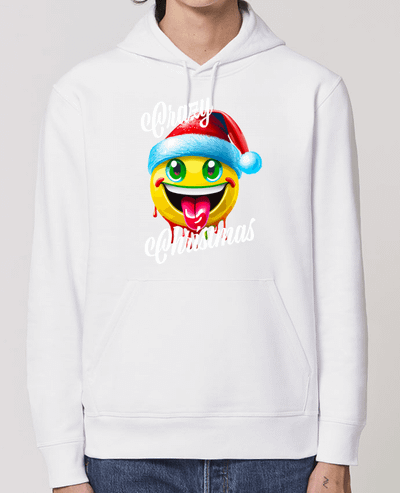Hoodie Emoji Noël tire la langue. Crazy Christmas Par Featheart