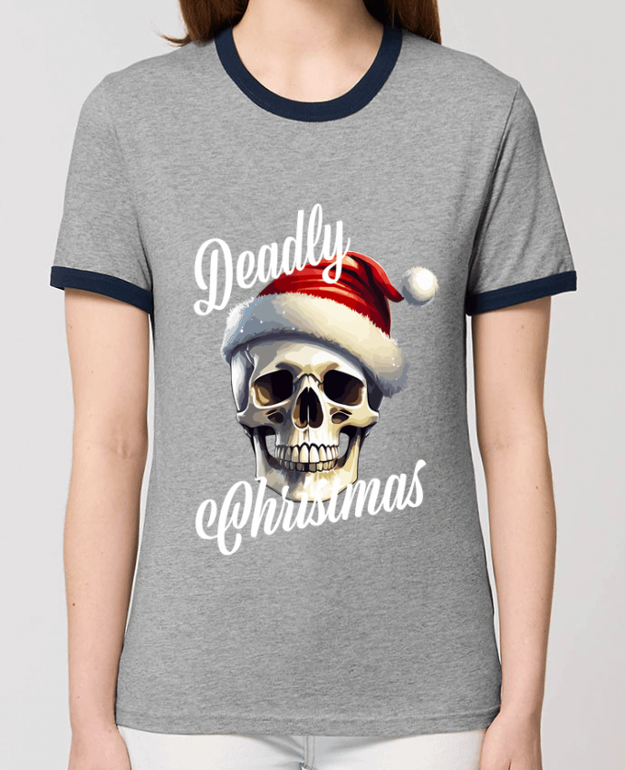 T-shirt Skull Noël. Deadly Christmas par Featheart