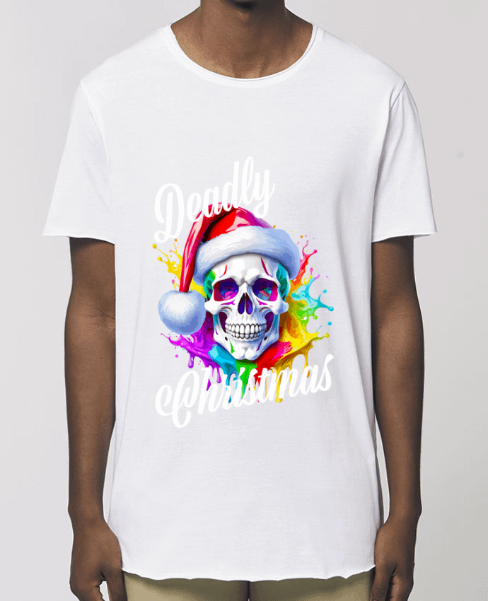 Tee-shirt Homme Skull Noël couleur. Deadly Christmas Par  Featheart