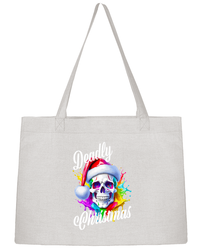 Sac Shopping Skull Noël couleur. Deadly Christmas par Featheart