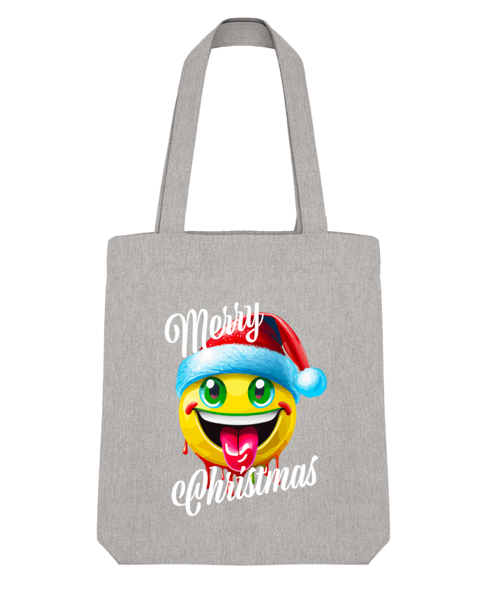 Tote Bag Stanley Stella Emoji Noël tire la langue. Merry Christmas par Featheart 