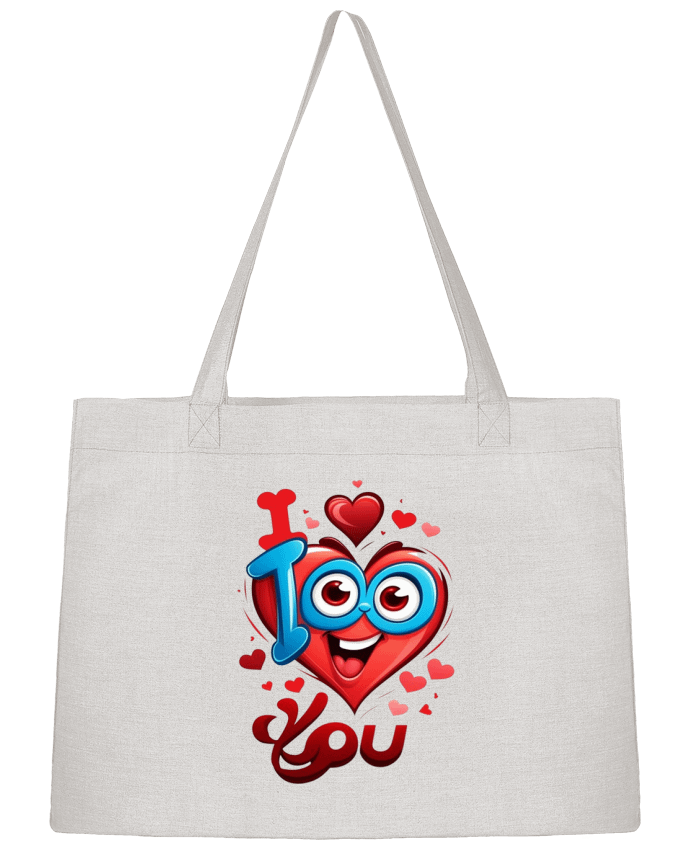 Sac Shopping i love you par mrzouzou