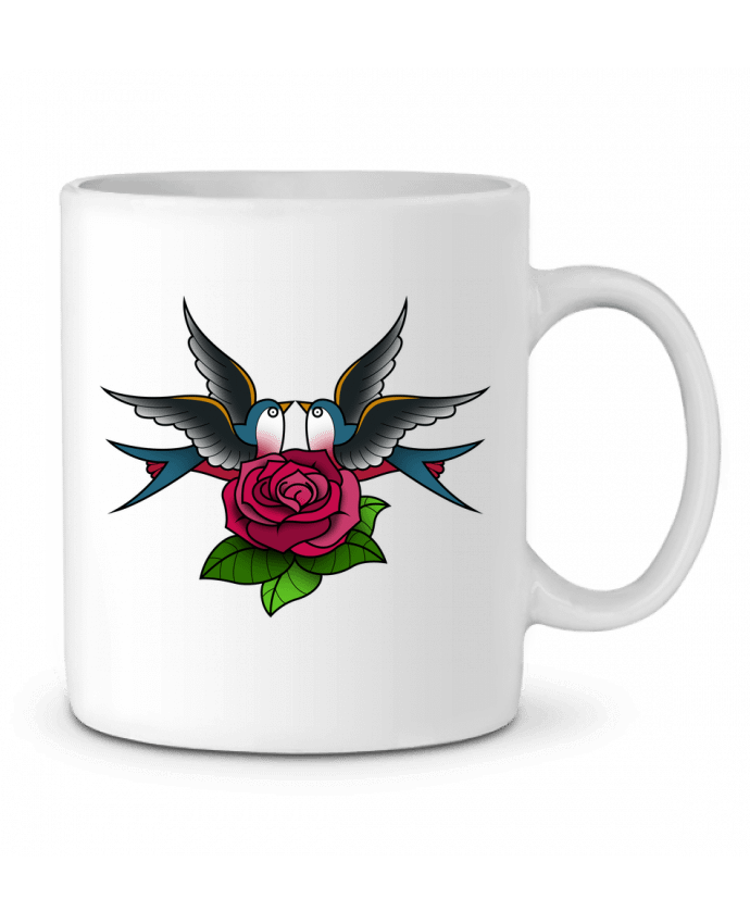 Mug  Hirondelles tattoo par Lamouchenoire