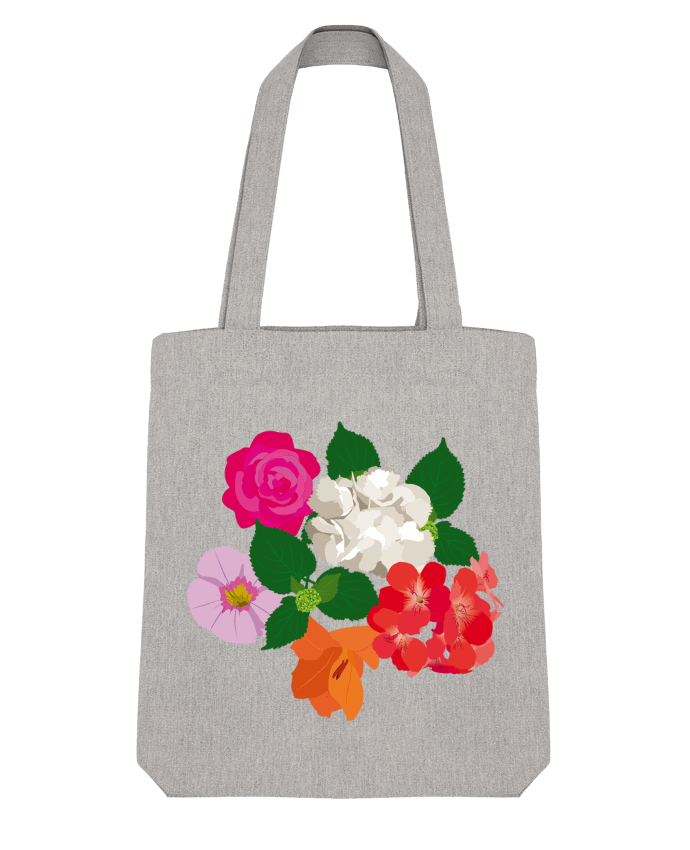 Tote Bag Stanley Stella Fleurs et couleurs par cjolicom 