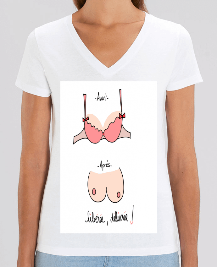 Tee-shirt femme les nénés Par  Lili ravioli