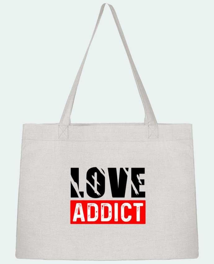 Sac Shopping Love Addict par sole-tshirt