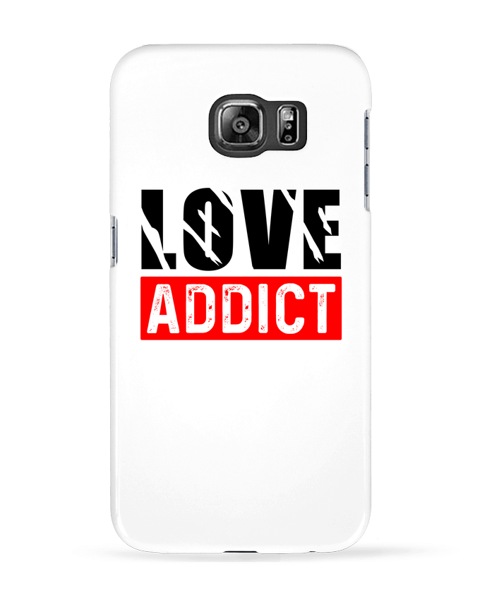 Case 3D Samsung Galaxy S6 Love Addict - sole-tshirt