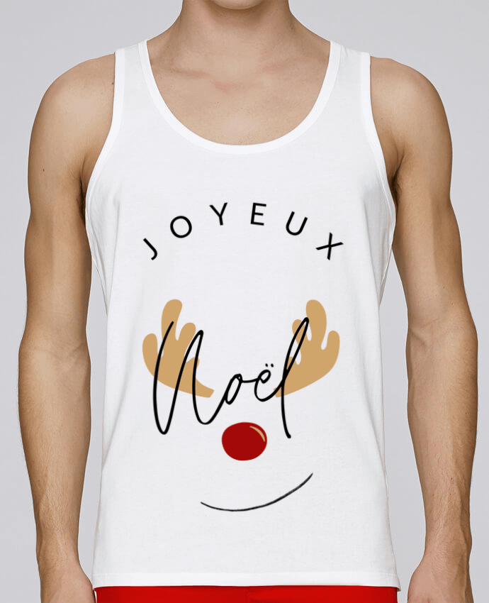 Débardeur homme Joyeux Noël par bodyandfly 100% coton bio