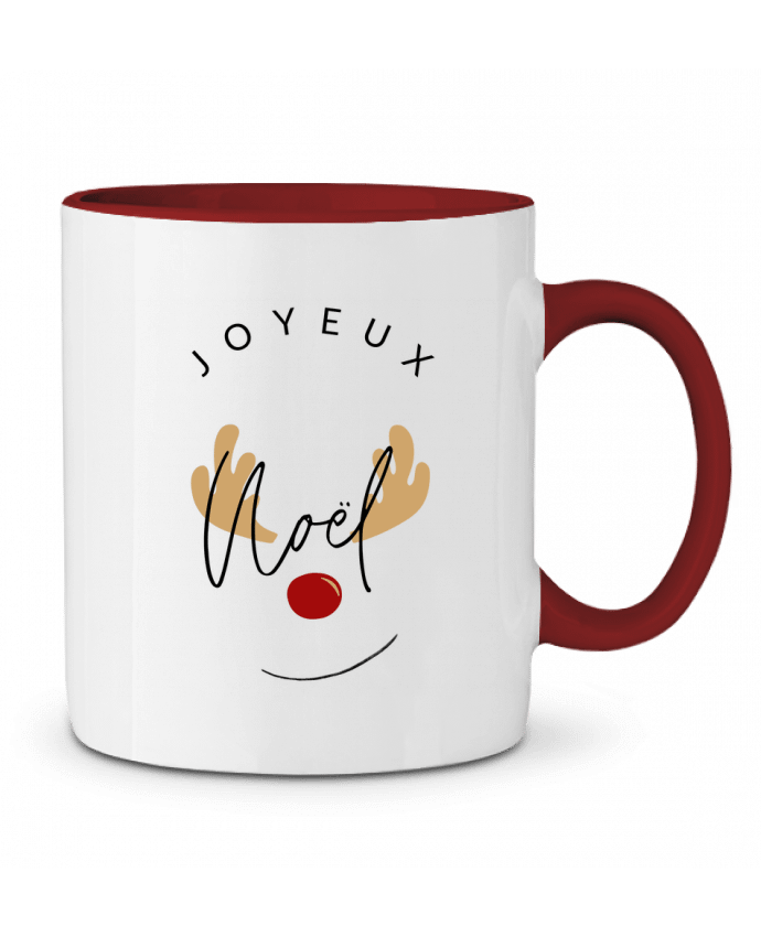 Mug bicolore Joyeux Noël bodyandfly