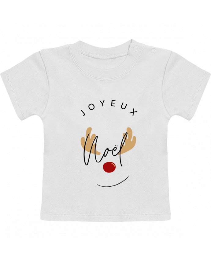 T-shirt bébé Joyeux Noël manches courtes du designer bodyandfly