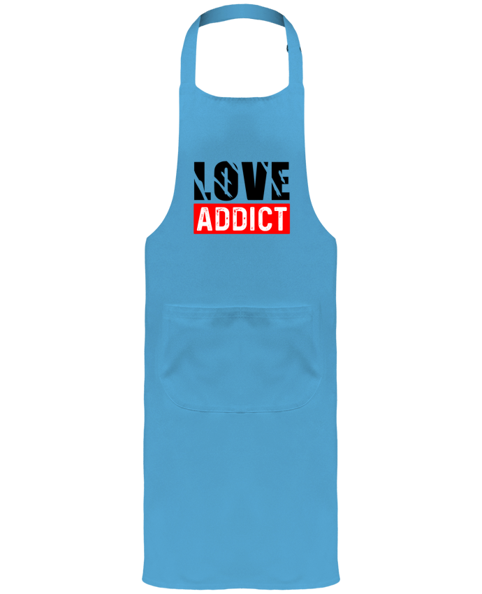 Garden or Sommelier Apron with Pocket Love Addict by sole-tshirt