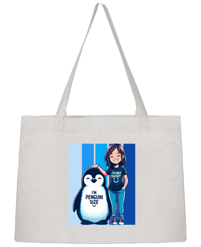 Sac Shopping I'm not short i'm penguin size par Sam boutique 79