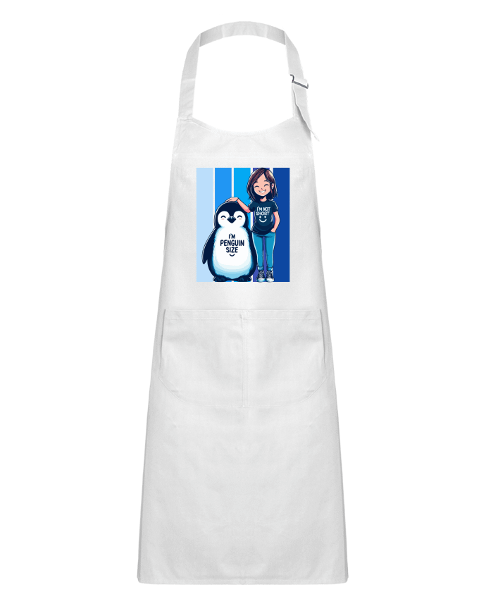Tablier Enfant I'm not short i'm penguin size par Sam boutique 79