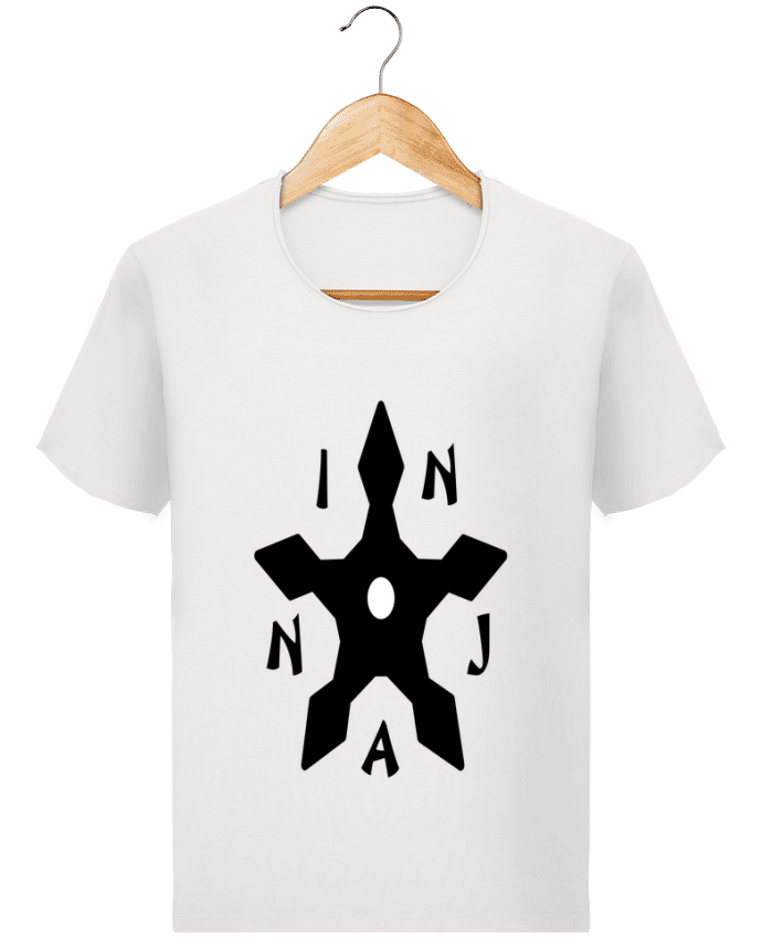  T-shirt Homme vintage Shuriken Ninja par CalmDownBro78