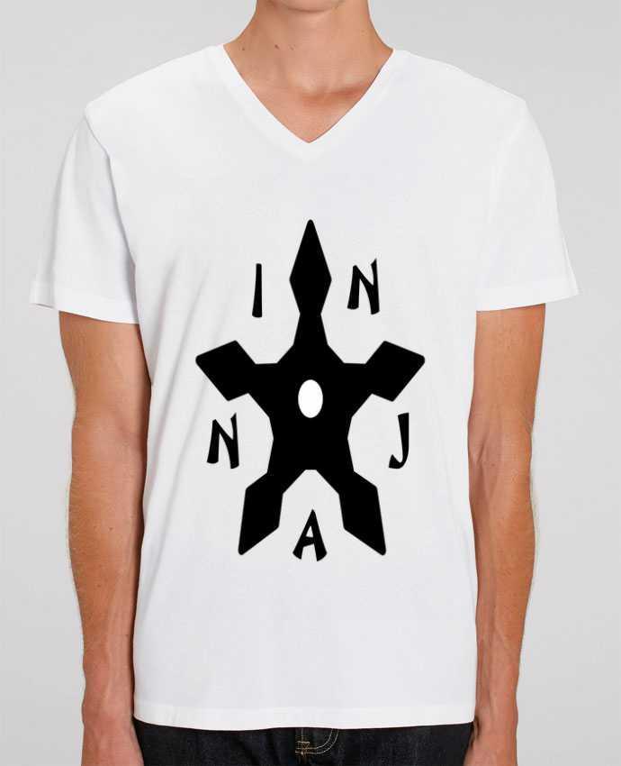 T-shirt homme Shuriken Ninja par CalmDownBro78