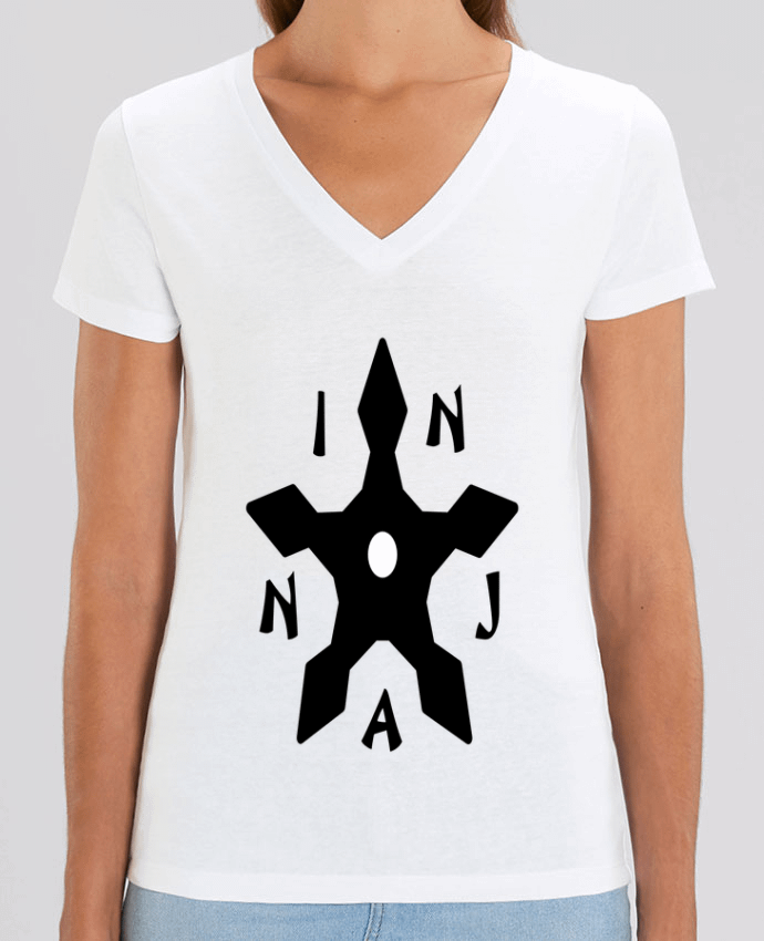 Tee-shirt femme Shuriken Ninja Par  CalmDownBro78